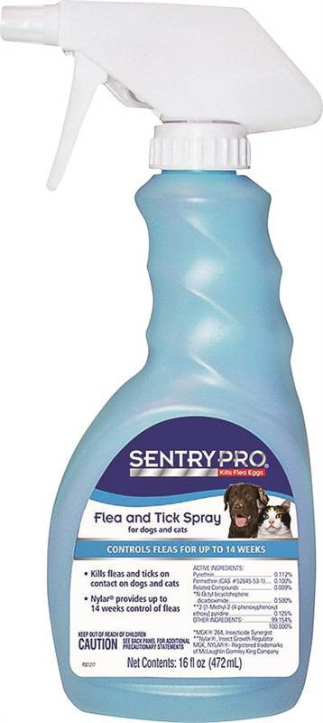 16oz Flea & Tick Spray Dog&cat