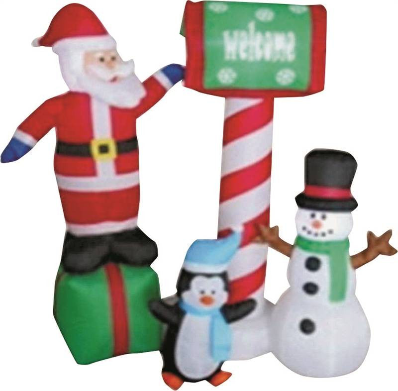Inflatable 5ft Mailbox Santa