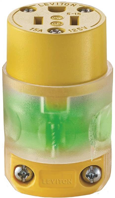 Vinyl Lighted Connector Yellow