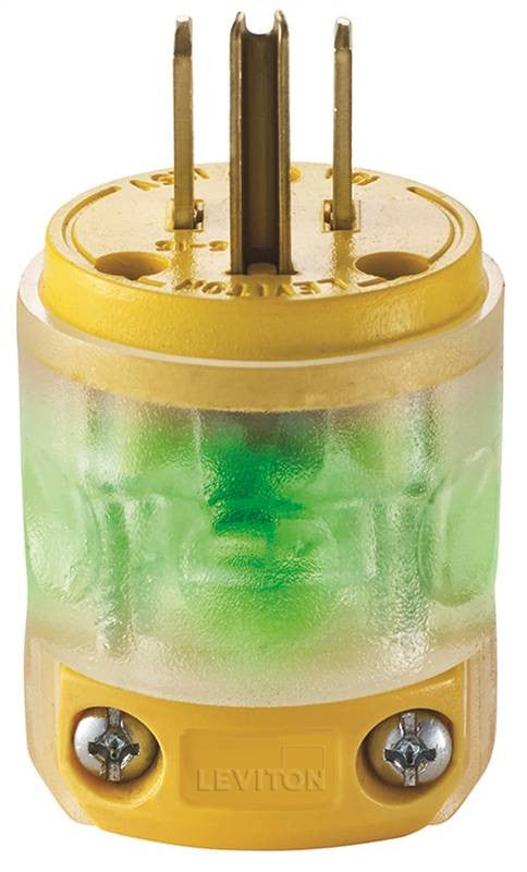Vinyl Lighted Plug Yellow