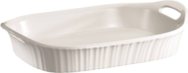Baking Dish French White 3qt