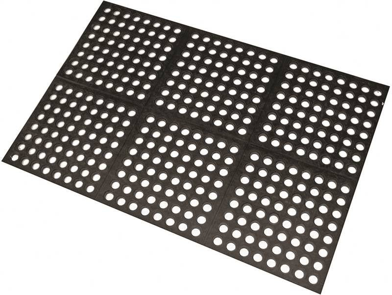 Mat Anti-fatigue Rbr 24x36 Blk