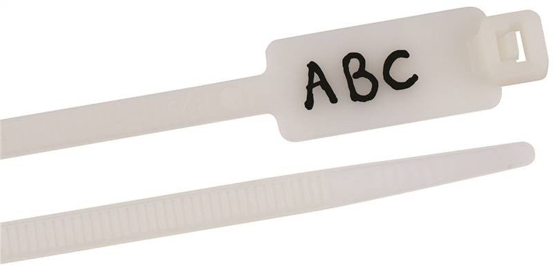 Cable Tie 8in 50lb Write On