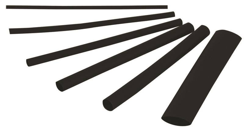 Tube Heat Shrink 160pc 3in Blk
