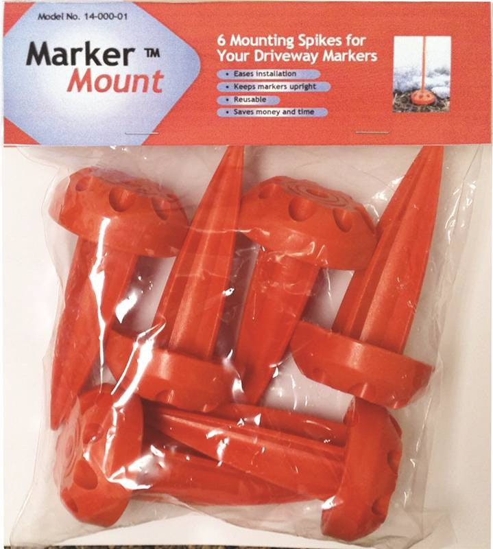 Marker Mount Plastic Spike