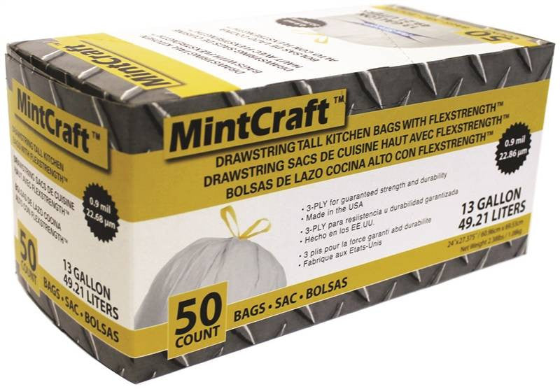 Kitchen Bag Tall Drawstrg13gal