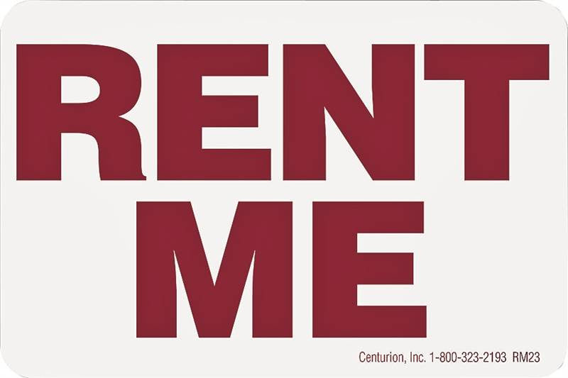 Decal Rent Me Weatherproof