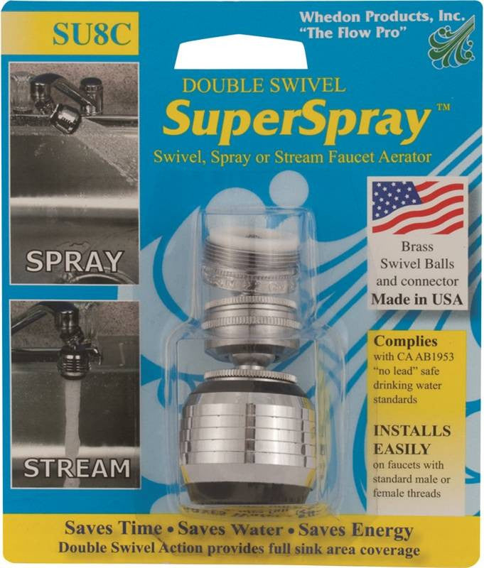 Faucet Aerator- Spray Swivel