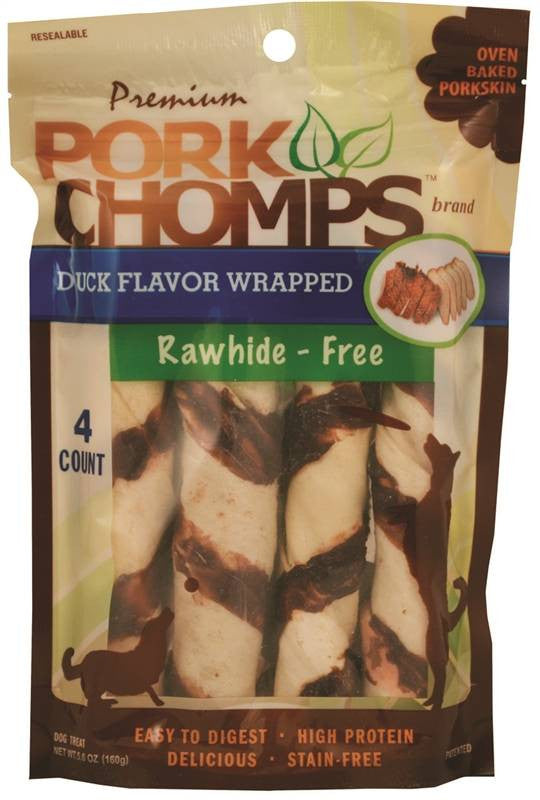 Treat Duck Flavor Twist Lg 4ct