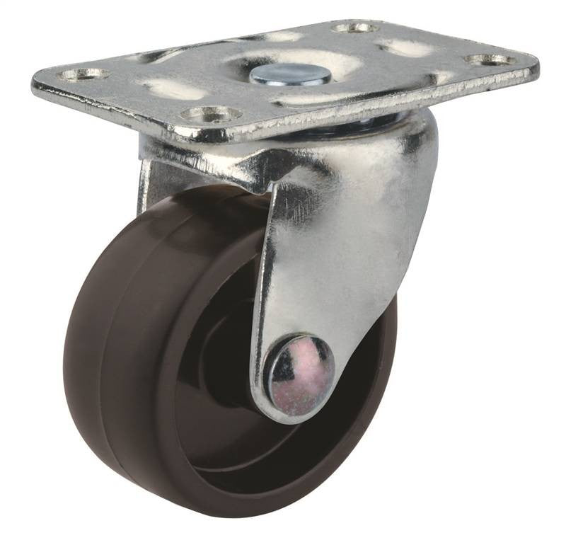 Caster Plate 1-5-8in Zinc-blk