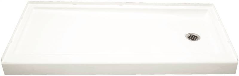 Shower Base Right Drain 60x30