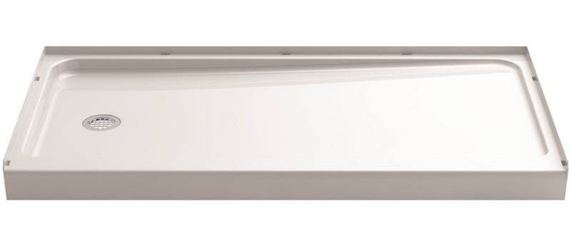 Shower Base Left 60x32 White