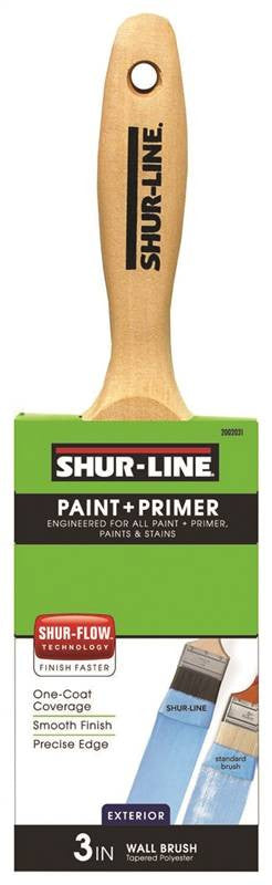 Brush Ext Flat Beaver 3in