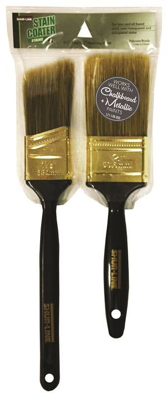 Brush Stain One Coat 2pk
