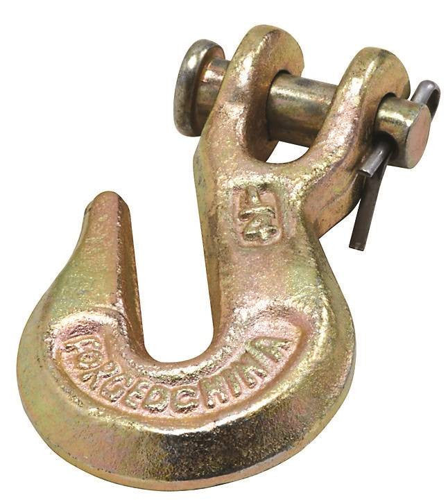 Chain Hook 1-4in Yellow Chrmt