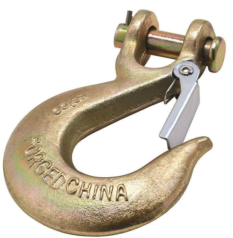 Chain Hook 3-8in Yellow Chrmt