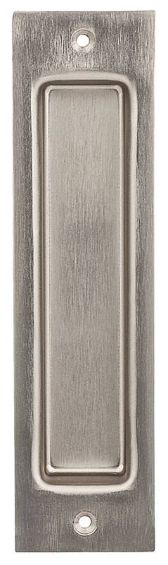 Pull Flush 8in Satin Nickel