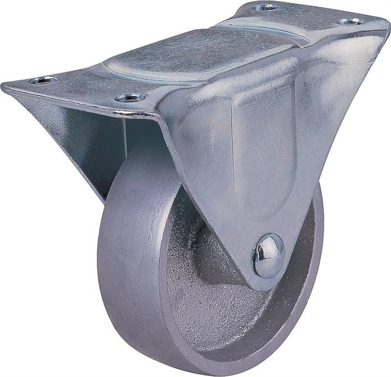 Caster Rigid 3in Stl-zinc