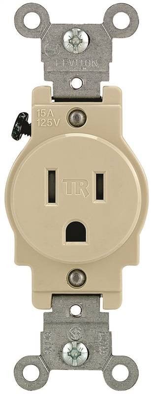 Tamper Resistant Outlet Ivory