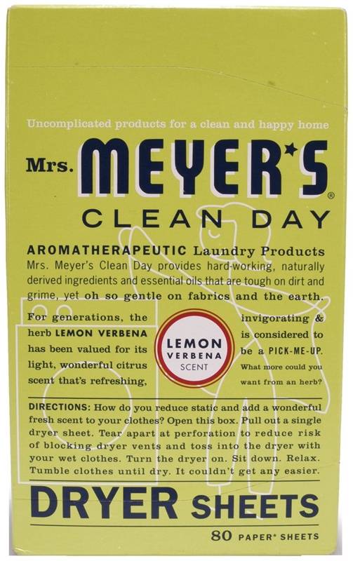 Dryer Sheet Lemon 80ct
