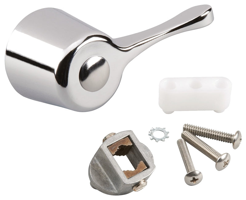 Handle Faucet 2hdl Polish Chrm