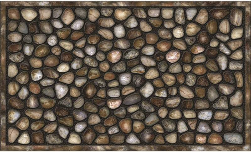 Doormat River Rocks 18x30in