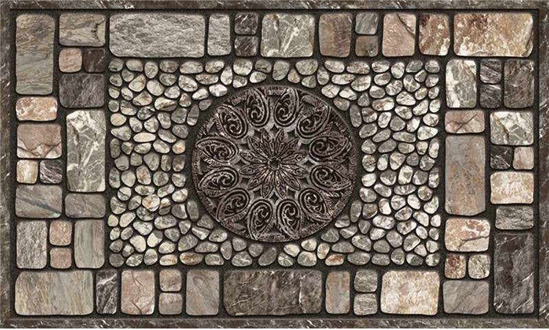 Doormat Notre Dame 18x30 Gry
