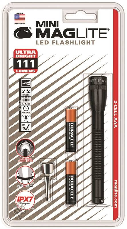 Flashlight Mini Led 2-aaa