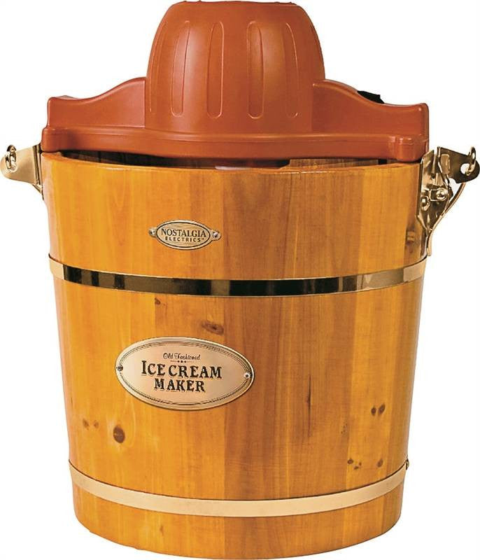 Freezer Ice Cream Wood 4qt
