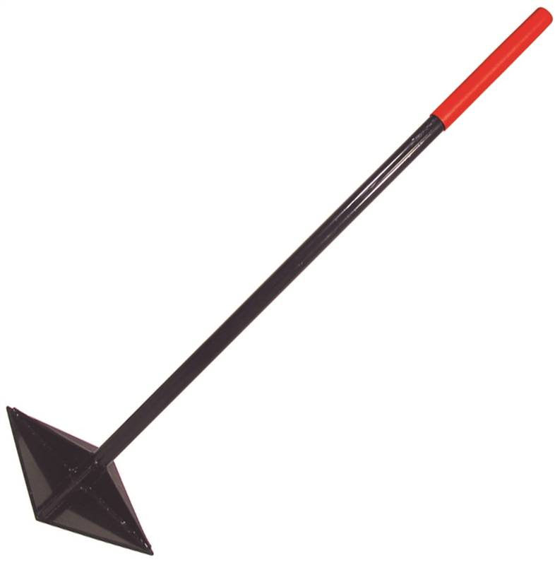 Tamper 10x10in Head St Hdl45in