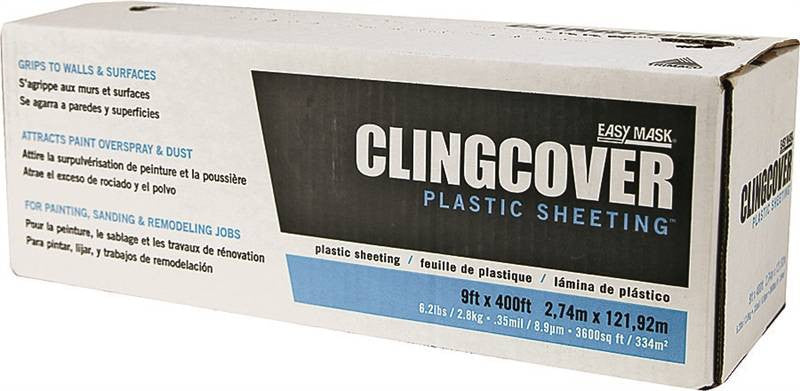 Poly Film 9x400ft Clear