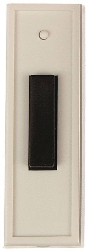 Pushbutton Doorbell In-out Wht