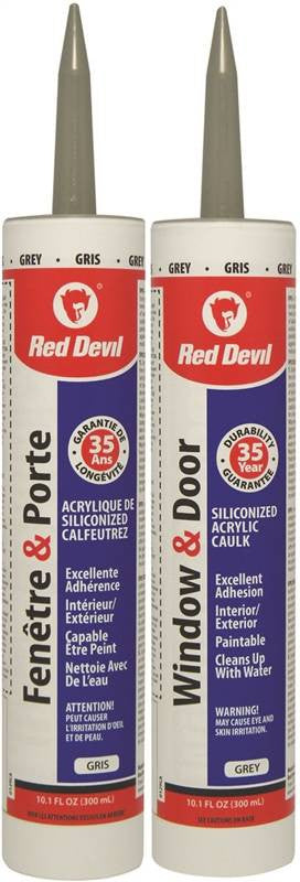 Caulk Acry Wnd Door Gry 10.1oz