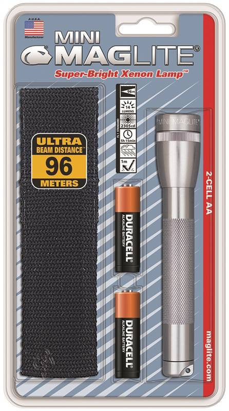 Flashlight Incan Combo 2aa Gry