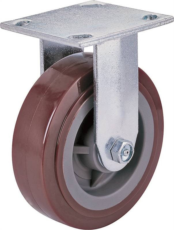 Caster Rigid 8x2in Polyurethan