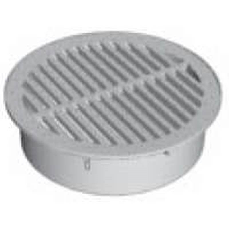 Grate Round Black 6in