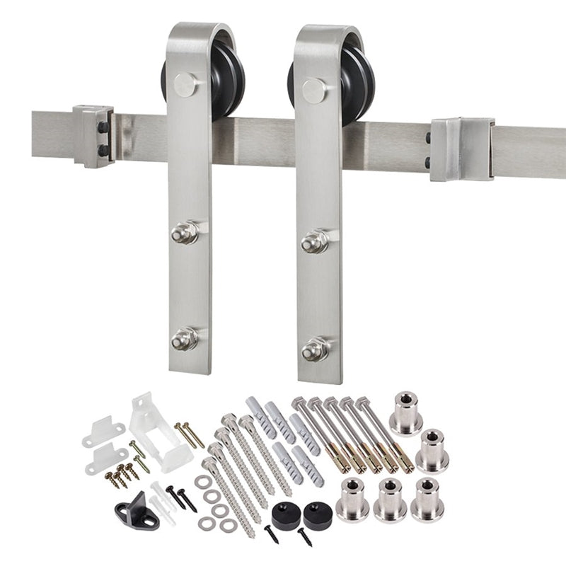 Door Barn Hdwr Kit Stnls Steel