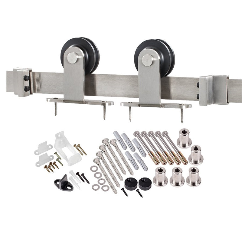 Door Barn Hdwr Kit Stnls Steel