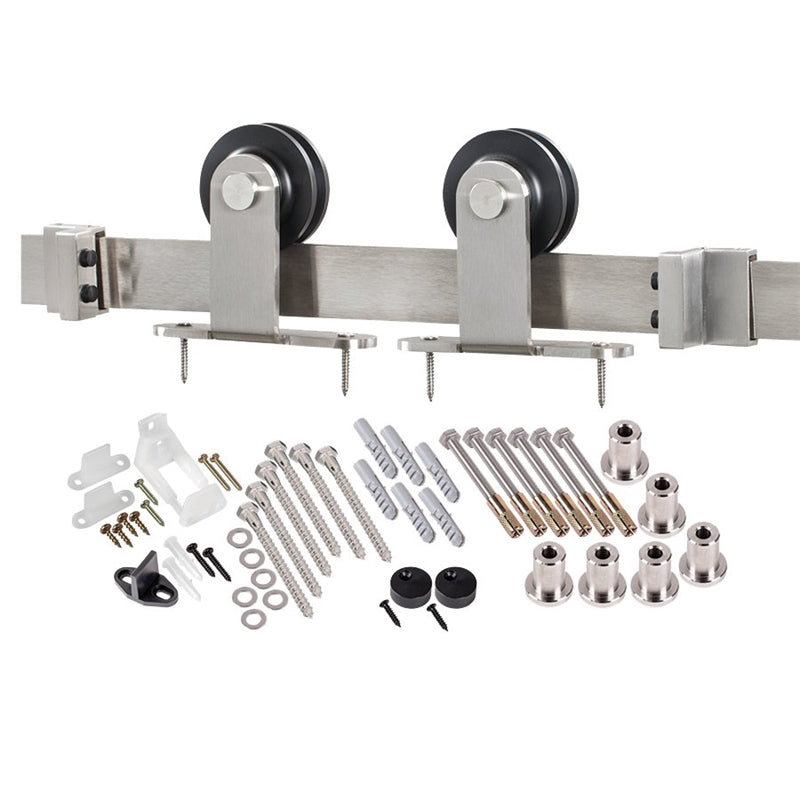 Door Barn Hdwr Kit Stnls Steel