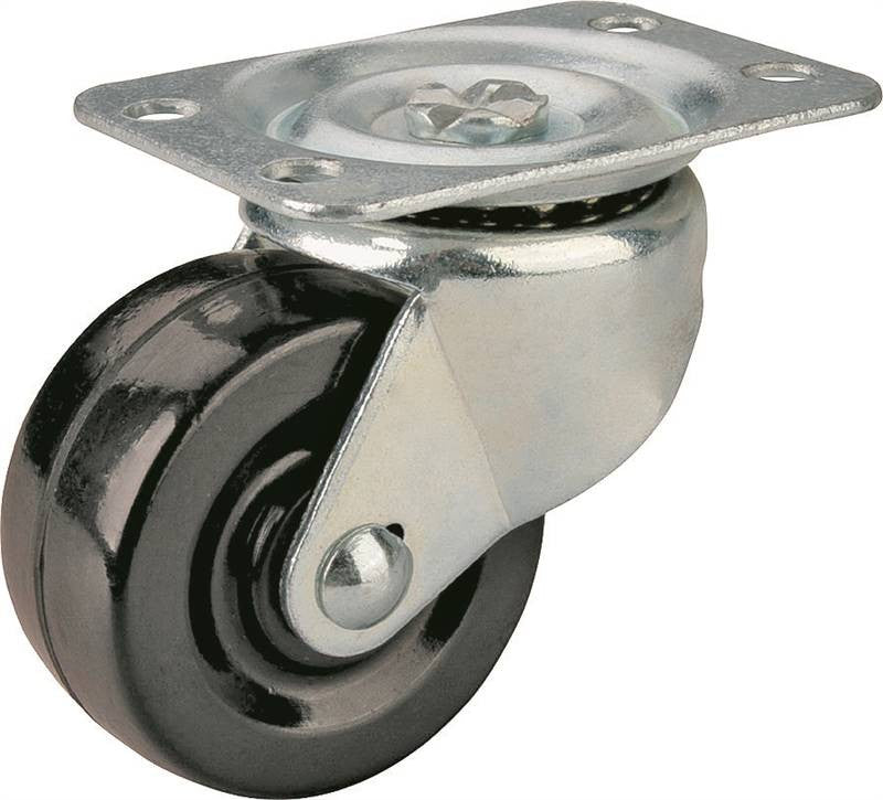 Caster Swivel 2in Rub-zinc