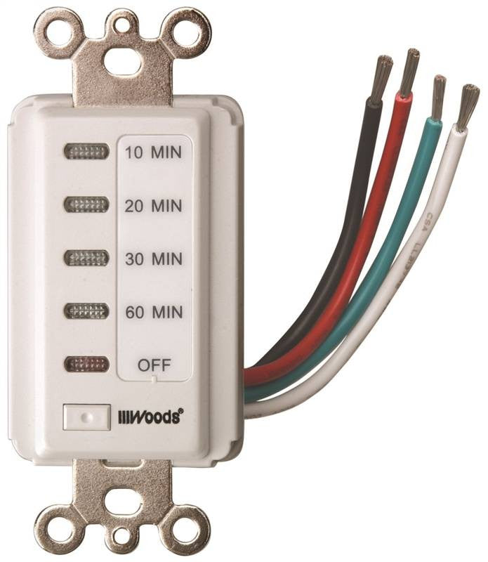 Timer Elec 60min White 5 Sttg