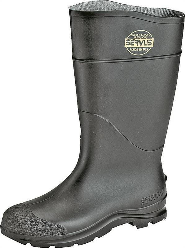 Boot Pvc Pln Toe 16in Black 12