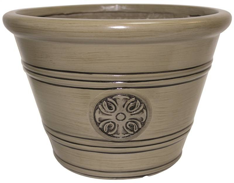 Planter Pot 15.25in Chinchilla