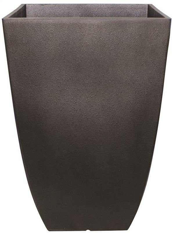 Square Planter 16 In Coffee