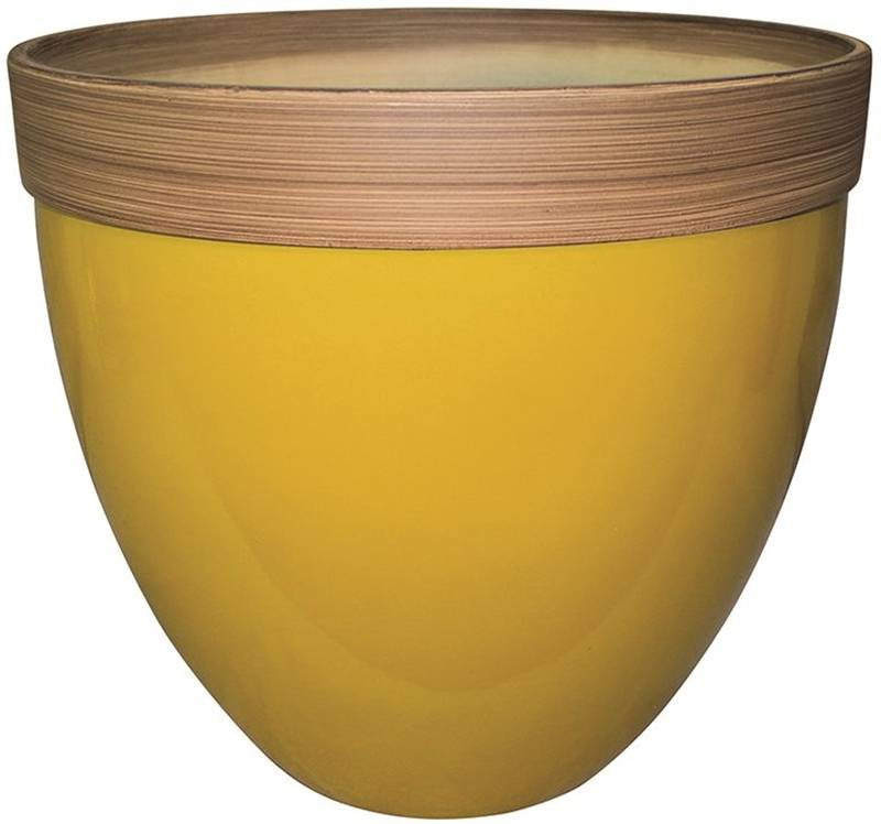 Devyn Planter 14.5 In Lemon