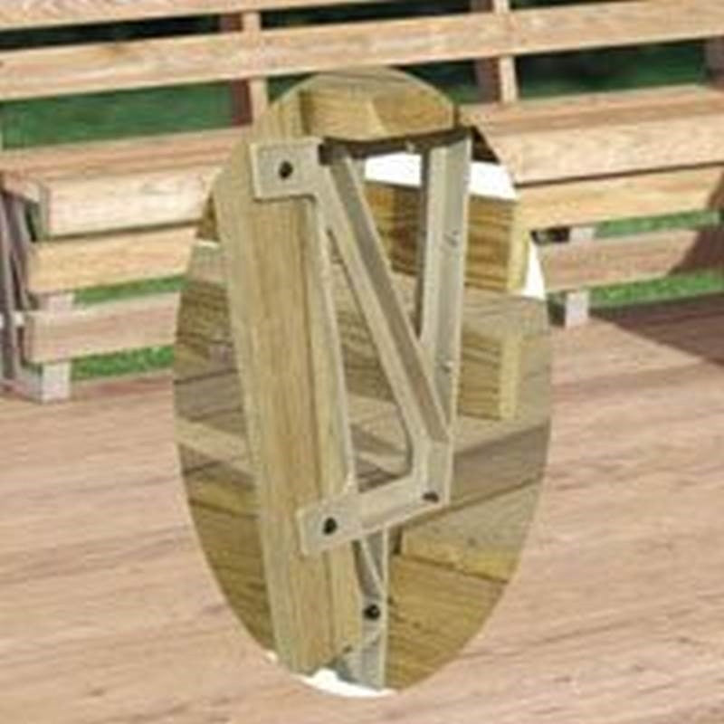 Deck Bench Brkt 2x4in Sand