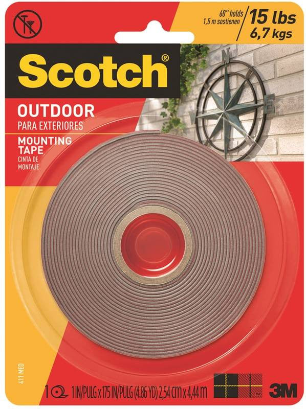 Tape Mounting Exterior 1x175in
