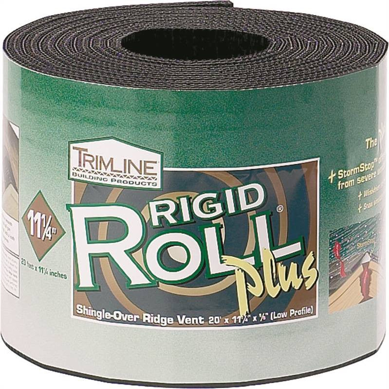 Ridge Vent 11-1-4inx20ft Black