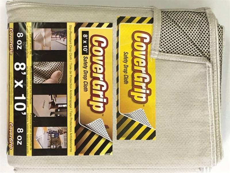 Drop Cloth No-slip 8x10ft 8oz