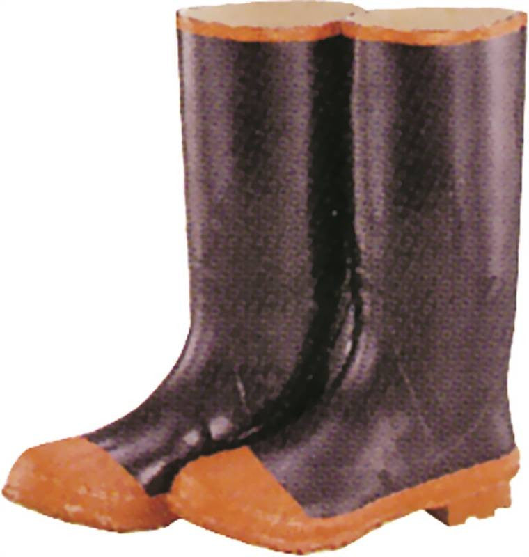 Knee Boot Rubber Black-red 14